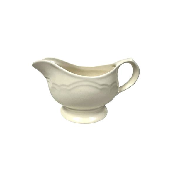Pfaltzgraff Buff Matte Footed Gravy Server/Boat #436‎ Discontinued Pattern EPC - Picture 1 of 7